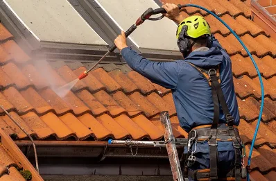 Démoussage et hydrofuge de toiture à Verfeil
